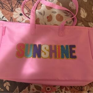 “SUNSHINE” Simply Southern Tote Bag